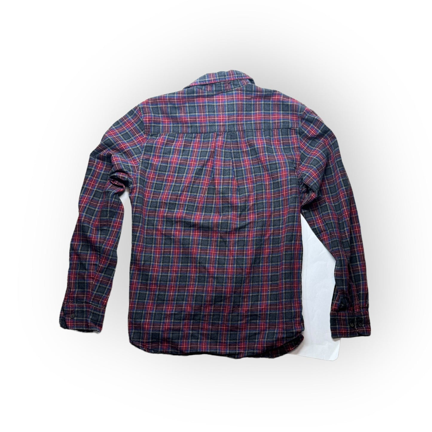 Mountain TIme Red and charcoal plaid flannel