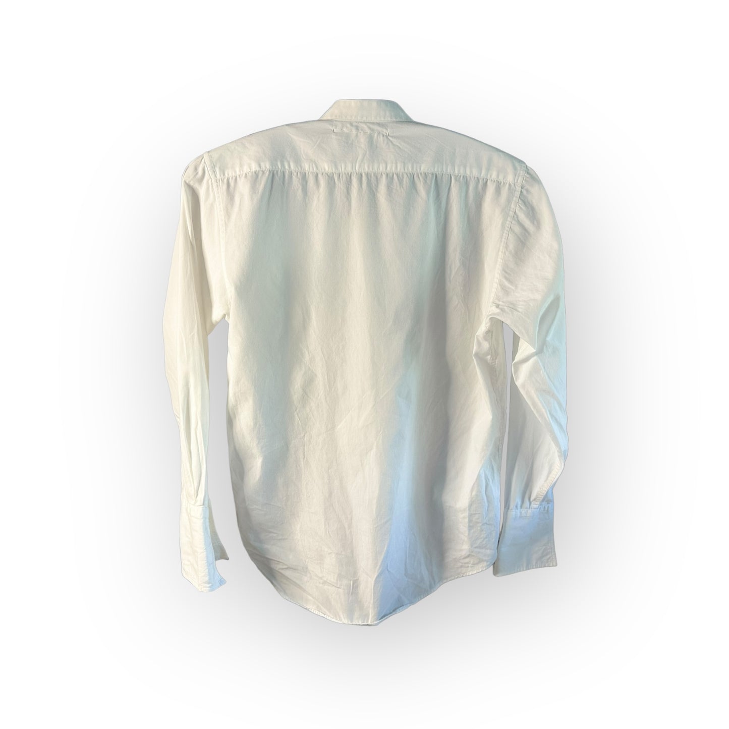 Seas the Day white tux shirt small