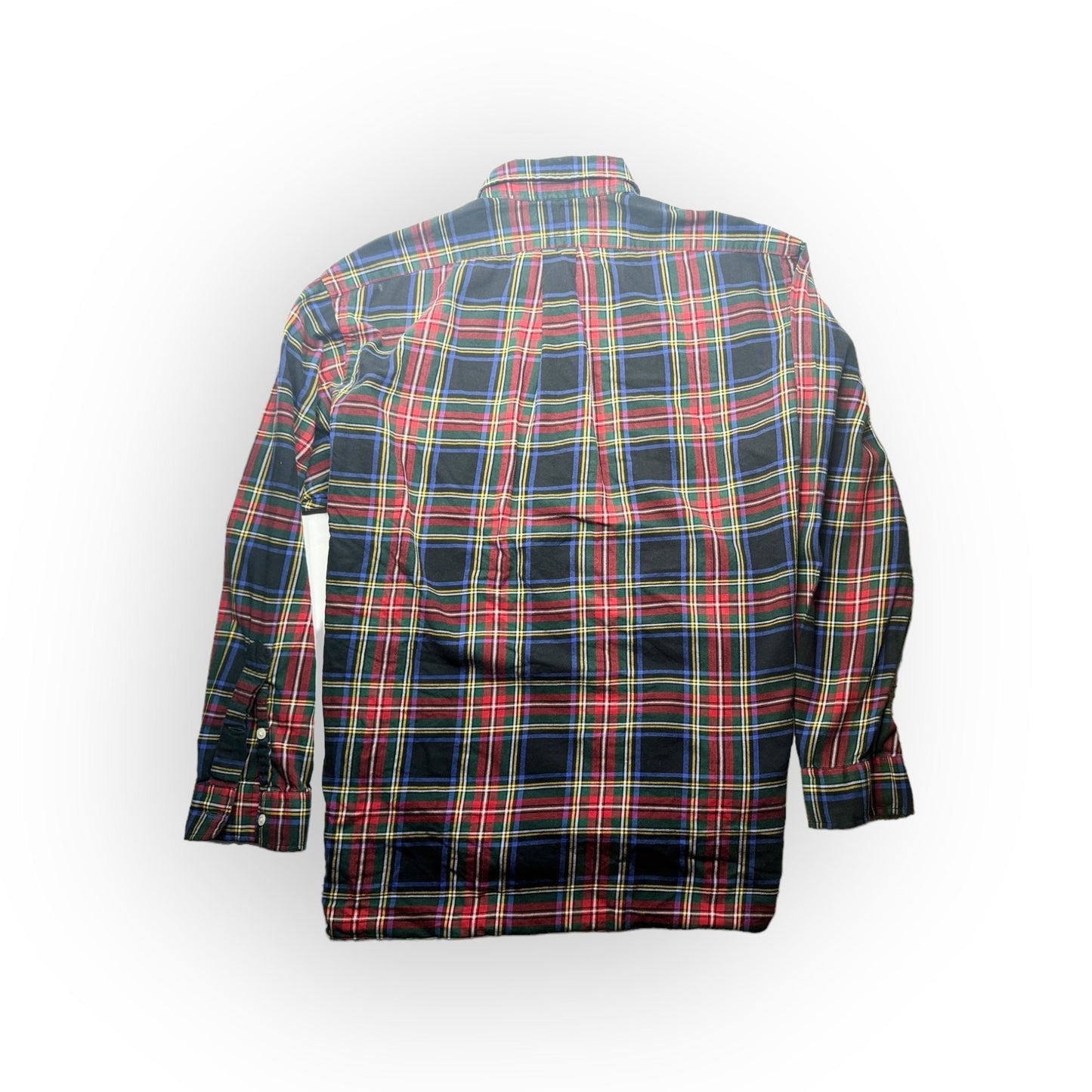 Tis the Skison christmas plaid button down