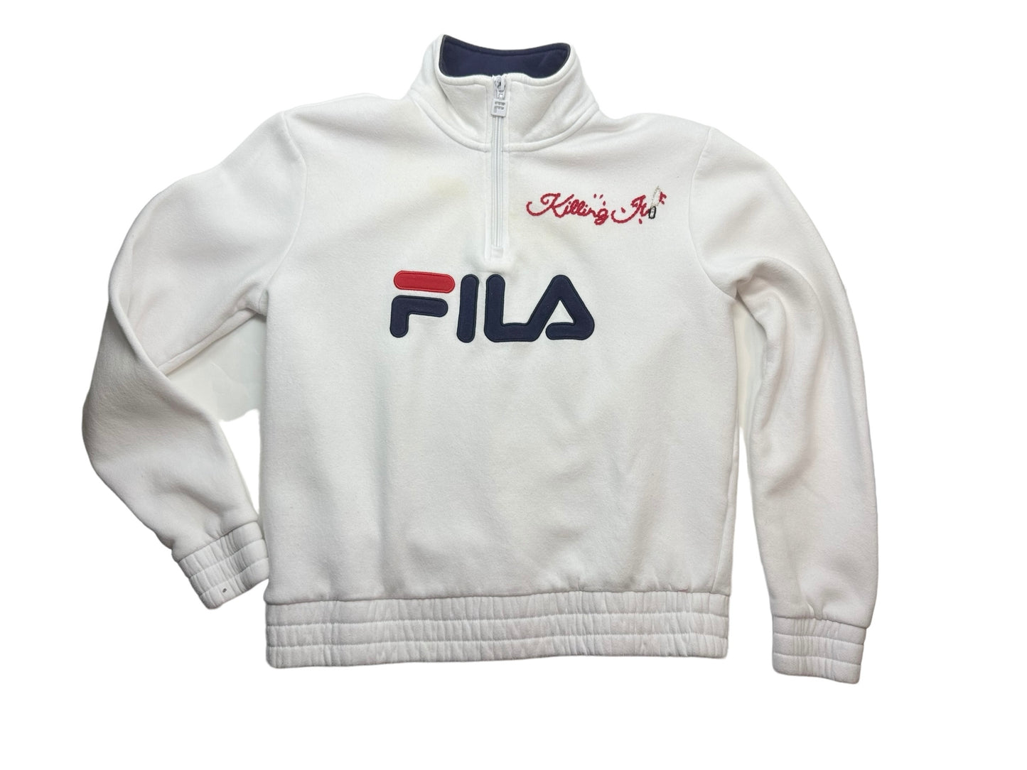 retro Fila "killing It" crop sweatshirt size small