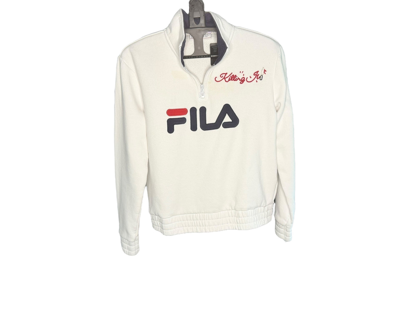 retro Fila "killing It" crop sweatshirt size small