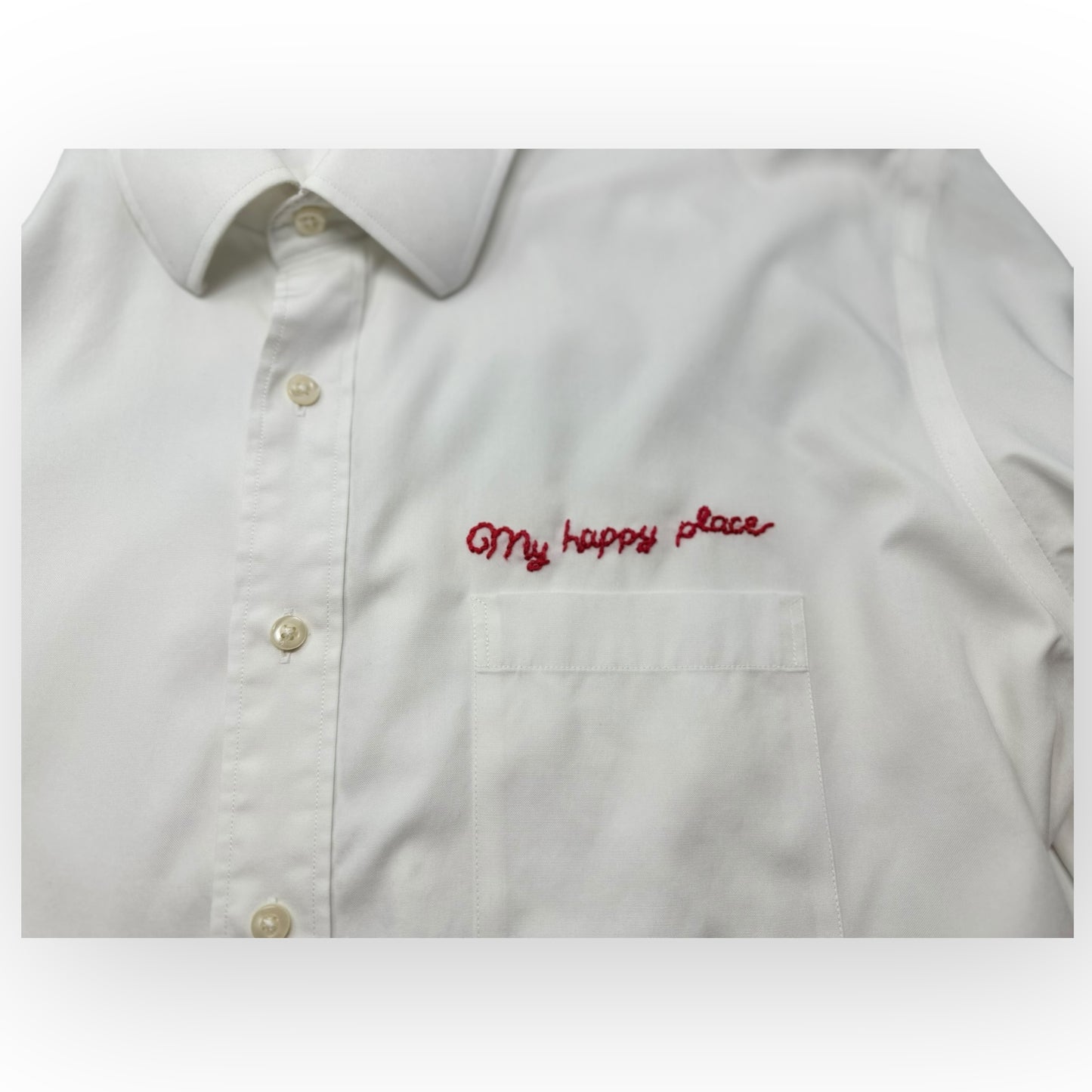 My Happy Place Large Oxford Button Down