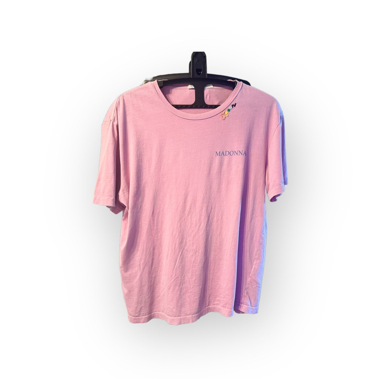 Madonna Queen rainbow lettering